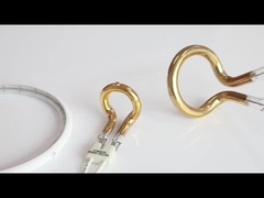 Semi lâmpada Ring Radiator de Ring Short Wave Infrared Heating do ouro