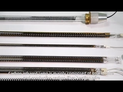 Quartzo Heater Tube da fibra do carbono de RS, lâmpada de aquecimento infravermelha do único tubo