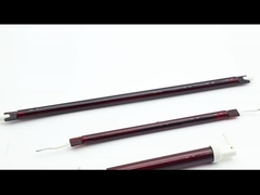 Lâmpadas de ondas curtas de cristal de quartzo vermelho de 1500 mm