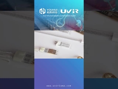 Lâmpada infravermelha de quartzo halogênio reflector branco / ouro para aquecimento / processamento de alimentos