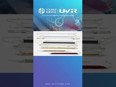 Lâmpada de halogénio de base personalizável para aquecimento comprimento 50-1500 mm