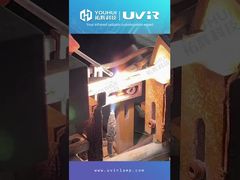 TOSHIBA lâmpada infravermelha de baixa pressão revestida 500W lâmpada de aquecimento de quartzo de tubo único