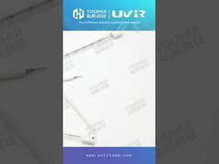 Lâmpada de infravermelho halogênio de aquecimento de quartzo de tubo único SK20 200-4000W elemento de aquecimento