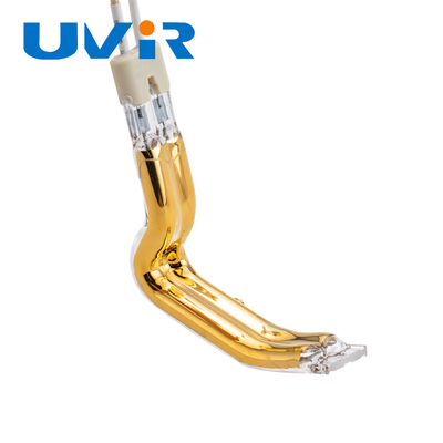 Good price OEM chapeado ouro de aquecimento infravermelho dobro em forma de L do tubo 150-6000w on-line