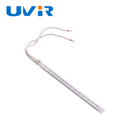 Bom preço Lâmpadas infravermelhas de tubo duplo de revestimento branco de 200-6000w para aquecimento industrial on-line