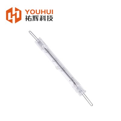Bom preço. Customizable 200-4000W Clear Quartz Tungsten Filament Infrared Heating Lamp with 1-2μm Wavelength and 5000h Working Time on-line