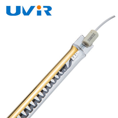 Bom preço. Lâmpada de aquecimento infravermelho de fibra de carbono R7S 2000W com revestimento dourado on-line