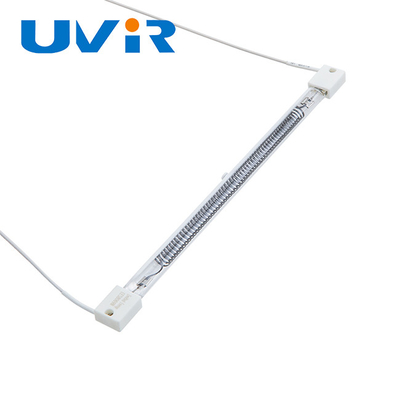 Good price lâmpada de aquecimento infravermelha da fibra do carbono 450W, elemento de aquecimento de vidro do tubo de quartzo on-line