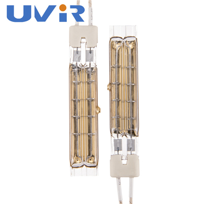 Bom preço Lâmpadas de infravermelho gêmeas douradas do tubo, calefatores infravermelhos 58V 270W do halogênio para médico on-line