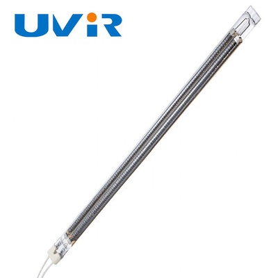 Bom preço Revestimento infravermelho do ouro dos emissores 15x33mm do carbono do tubo do gêmeo de quartzo on-line