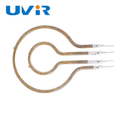 Bom preço. Lâmpada infravermelha de anel refletor de ouro de 2200W Tubo de 8mm 230V on-line