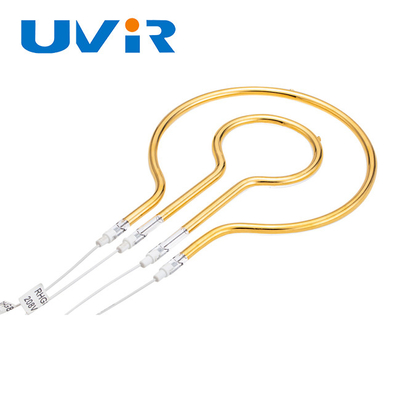 Good price 1600W Ring Infrared Lamps, tubos de aquecimento do infravermelho do refletor ROHS do ouro on-line