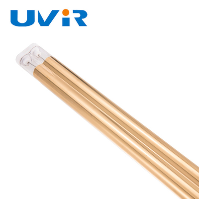 Bom preço 200-10000w Uvir Revestimento de Ouro Twin Tube Quartz Lâmpada Irp Lâmpada de infravermelho Para máquina de impressão on-line