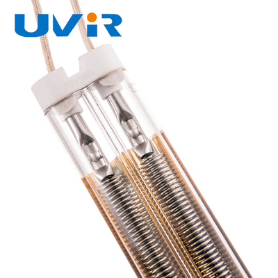 Good price Tubo aquecedor infravermelho com revestimento dourado 415V semi-banhado a ouro reto on-line