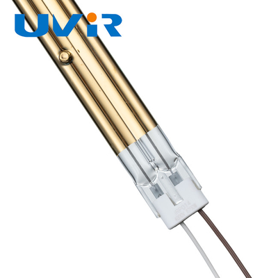 Bom preço lâmpada infravermelha para a impressão, emissores infravermelhos de 15x33mm IRP de quartzo do revestimento do ouro on-line