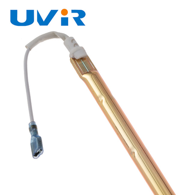 Bom preço. Lâmpada infravermelha de quartzo com refletor dourado de 2500W 230V para aquecimento de sauna on-line