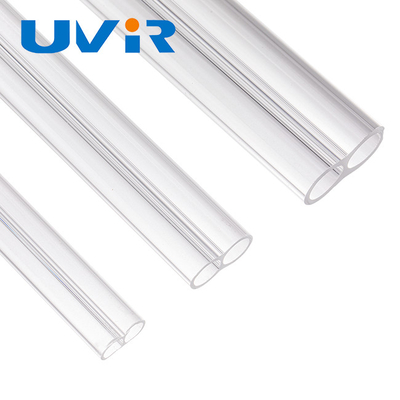 Bom preço Tubo infravermelho gêmeo de quartzo, tubulação de luz infra-vermelha 15x33mm do revestimento cerâmico on-line
