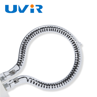 Good price lâmpada de aquecimento infravermelha Ring Tube Medium Wave do carbono do refletor do espaço livre de 127V 500W on-line