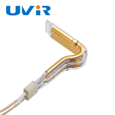 Bom preço. Tubo de aquecimento de halogênio em forma de L 150-6000W Lâmpada de infravermelho industrial on-line