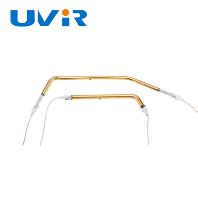 Bom preço. Tubo de Elemento de Aquecimento Infravermelho de Quartzo Revestido a Ouro 150-6000W on-line
