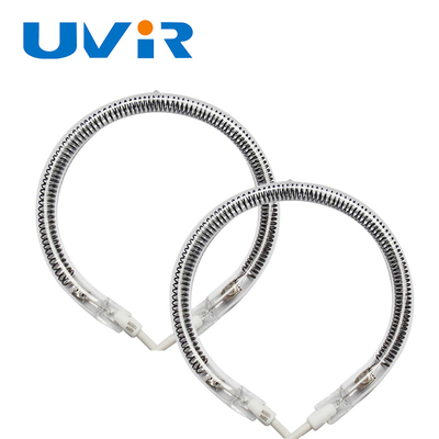 Lâmpada de aquecimento personalizada de Ring Shaped Round Carbon Infrared