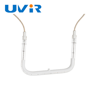 Tubo de elemento de aquecimento infravermelho cerâmico em forma de U para soldagem de plástico