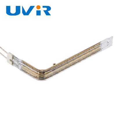Tubo de Elemento de Aquecimento Infravermelho com Revestimento Dourado 45-480V 150-6000W