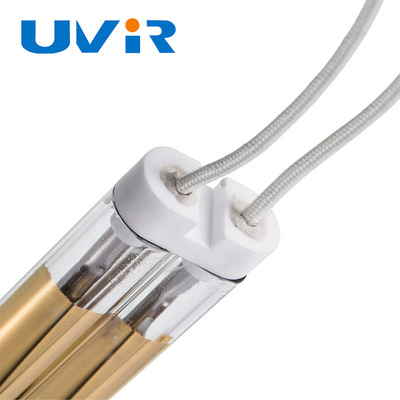 Good price Lâmpada de aquecimento infravermelho de tubo duplo de onda média para secagem de tinta à base de água on-line