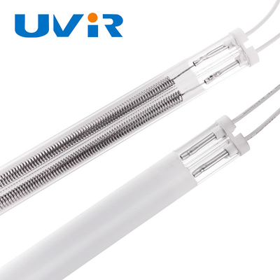 Bom preço. 4000W Twin Tube Medium Wave Infrared Lamp Cobertura branca 400V on-line