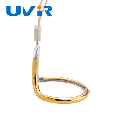 Good price Do tubo infravermelho de Heater Lamp Gold Coating Single da circular de quartzo acessórios de aquecimento on-line
