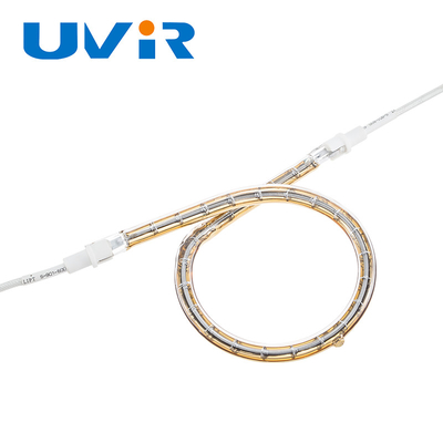 Good price O ouro revestiu as peças de aquecimento de Ring Infrared Lamps For Bending da camada reflexiva on-line