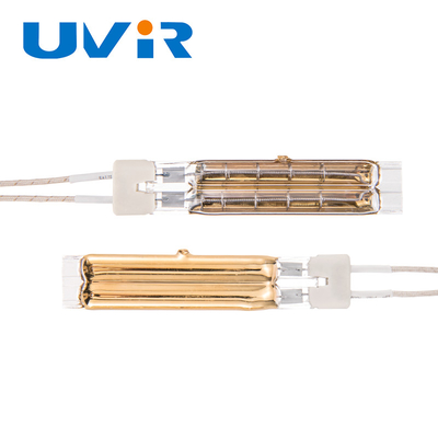 Good price halogênio gêmeo Heater Lamp With Gold Coating do IR do tubo do B TL470 de 11x23mm on-line