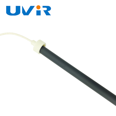 Good price Lâmpada infravermelha de quartzo de tubo único lâmpada halógena de tubo preto para aquecimento industrial on-line