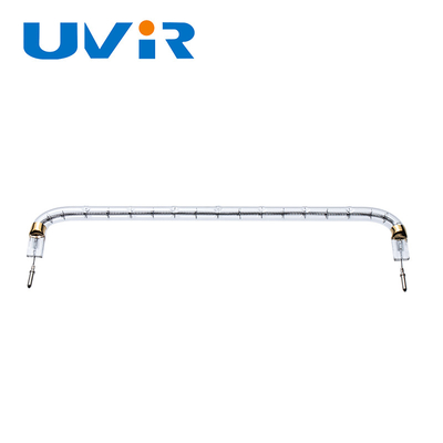 Tubo de aquecimento infravermelho halógeno de onda curta tipo U 200-4000W