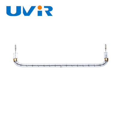 Tubo de aquecimento infravermelho de quartzo em forma de U UVIR 8-14mm 1100-2600C