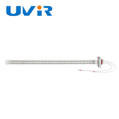 Good price Radiador de aquecimento de infravermelho de cabeça de metal branco revestido de tubo duplo personalizado on-line