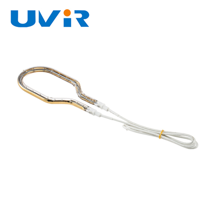 Lâmpadas infravermelhas de anel personalizadas 39-600mm 200-6000W Ouro Branco Claro