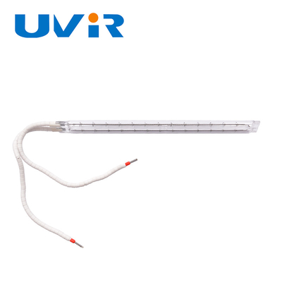 Good price Lâmpada de aquecimento de ondas curtas de halogênio infravermelho de tubo duplo Muitos tipos de tensão on-line