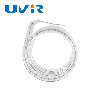 Tubo de elemento de aquecimento de quartzo com poupança de energia 200-6000W