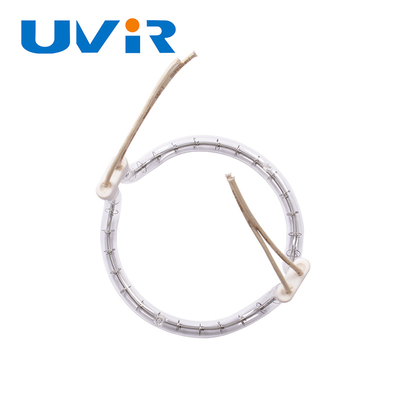 Tubo de elemento de aquecimento infravermelho de quartzo transparente 3D 150-6000W