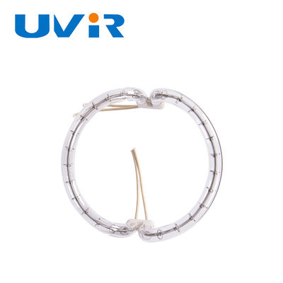 Bom preço. Tubo de elemento de aquecimento infravermelho de quartzo transparente moldado em 3D de 150-6000W para aquecimento industrial on-line