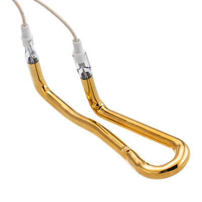 230V 1660W Lâmpada de aquecimento de emissora de infravermelho de ouro 3D