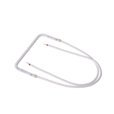 Tubo de lâmpada de aquecimento infravermelho halógeno em forma de U 200-4000W