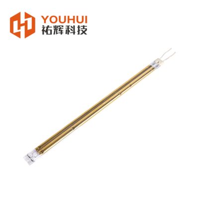 Lâmpada de tungstênio de tubo duplo revestido de ouro 1000W 220V