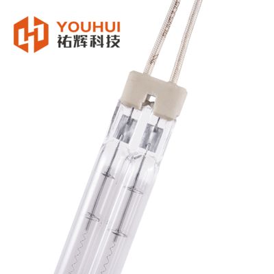 Lâmpada de aquecimento infravermelho halógena de tubo duplo 200-4000W 55-575V