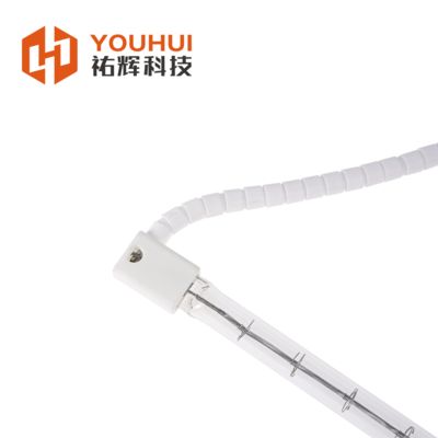 qualidade Lâmpada de aquecimento infravermelho halógena de quartzo SK15 Base 200-4000W com comprimento de onda de 1-2μm e tempo de trabalho de 5000h para aquecimento industrial Fábrica