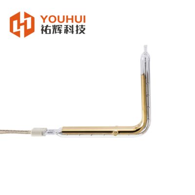 Bom preço. L-Shaped 11x23mm Fast Heating Customizable High Efficiency Infrared Heating Element Tube 200-6000W on-line