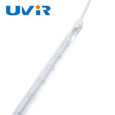 Lâmpadas cerâmicas do halogênio do IR do único tubo de R7S que revestem Heater Lamp infravermelha para curar-se