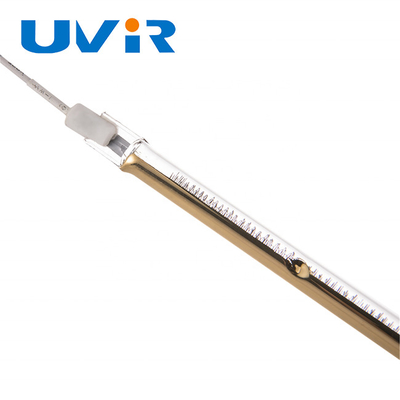 Lâmpadas infravermelhas de revestimento 600W 230V de quartzo do ouro de R7S para cura de secagem