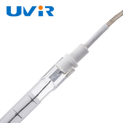 Lâmpadas infravermelhas de quartzo de tubo único com tempo de resposta de 1s, comprimento total de 500mm e comprimento de aquecimento de 430mm para aplicações industriais